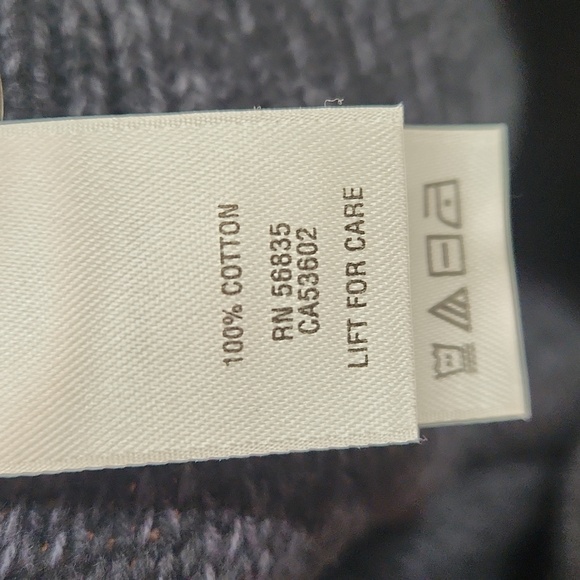 Cabela's Navy Blue Zip-Up Sweater - Picture 4 of 6